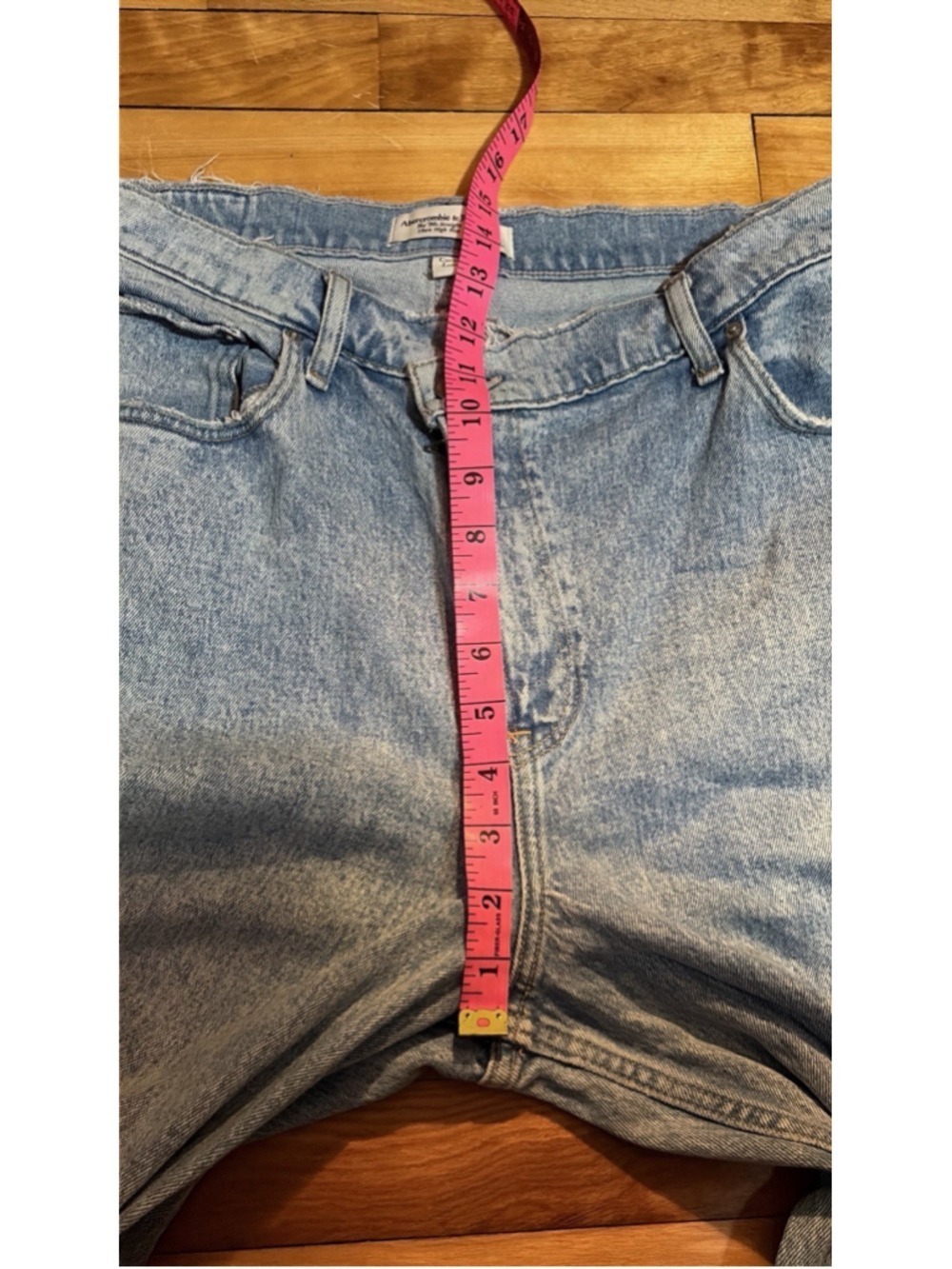 Abercrombie & Fitch Curve Love 90s Straight Jeans - Size 32/14L - Picture 6 of 11